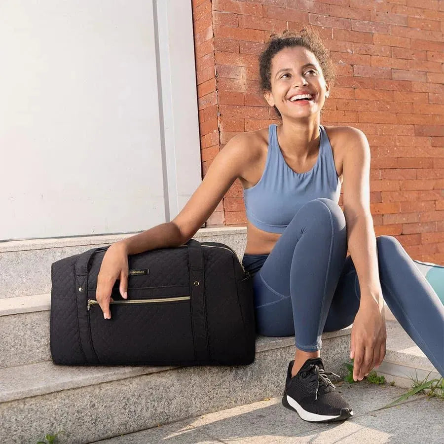 Weekender Overnight Bag Large Carry-on Bag With Shoe Bag