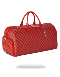 SHARKS IN PARIS DUFFLE (RED CHECKERED EDITION)