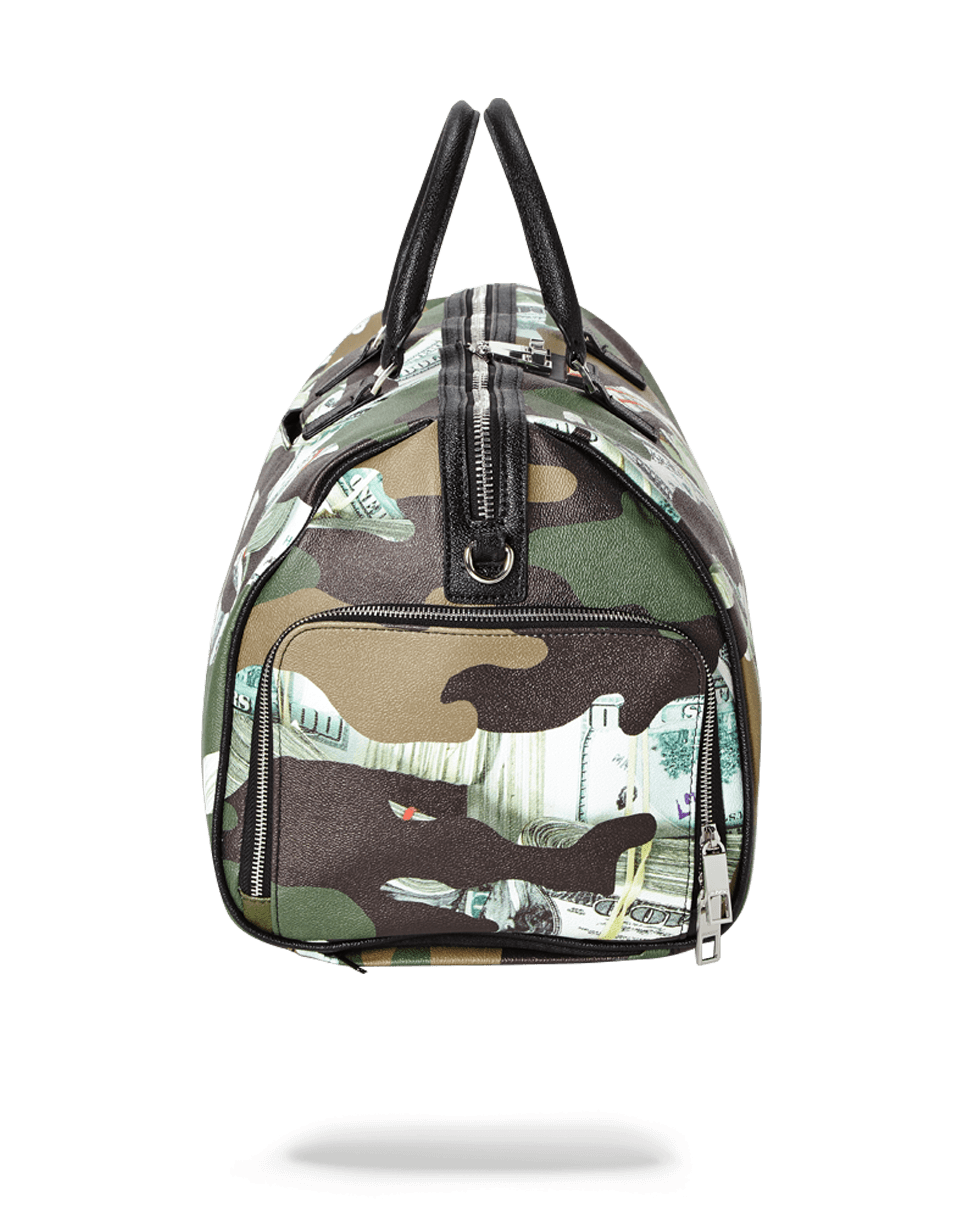 CAMO MONEY SHARK DUFFLE