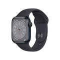 Apple Watch Series 8 (GPS) 41mm Aluminum Case with Midnight Sport Band - S/M - Midnight - MNU73LL/A
