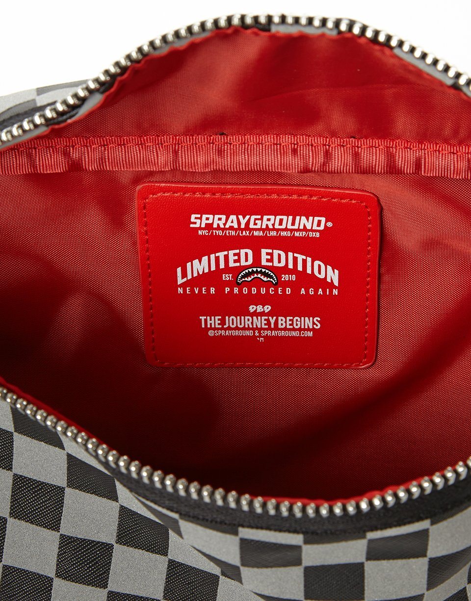 REFLECTIVE SHARKS IN PARIS CROSSBODY