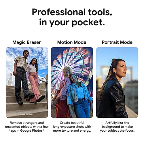 Google Pixel 6 Pro - 5G 6.71" AMOLED - Unlocked Smartphone with Advanced Pixel Camera and Telephoto Lens - 128GB - Cloudy White