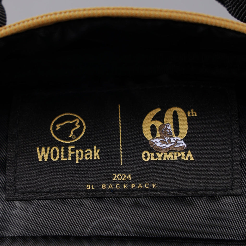 2024 Olympia 9L Backpack Mini Black Hexagon