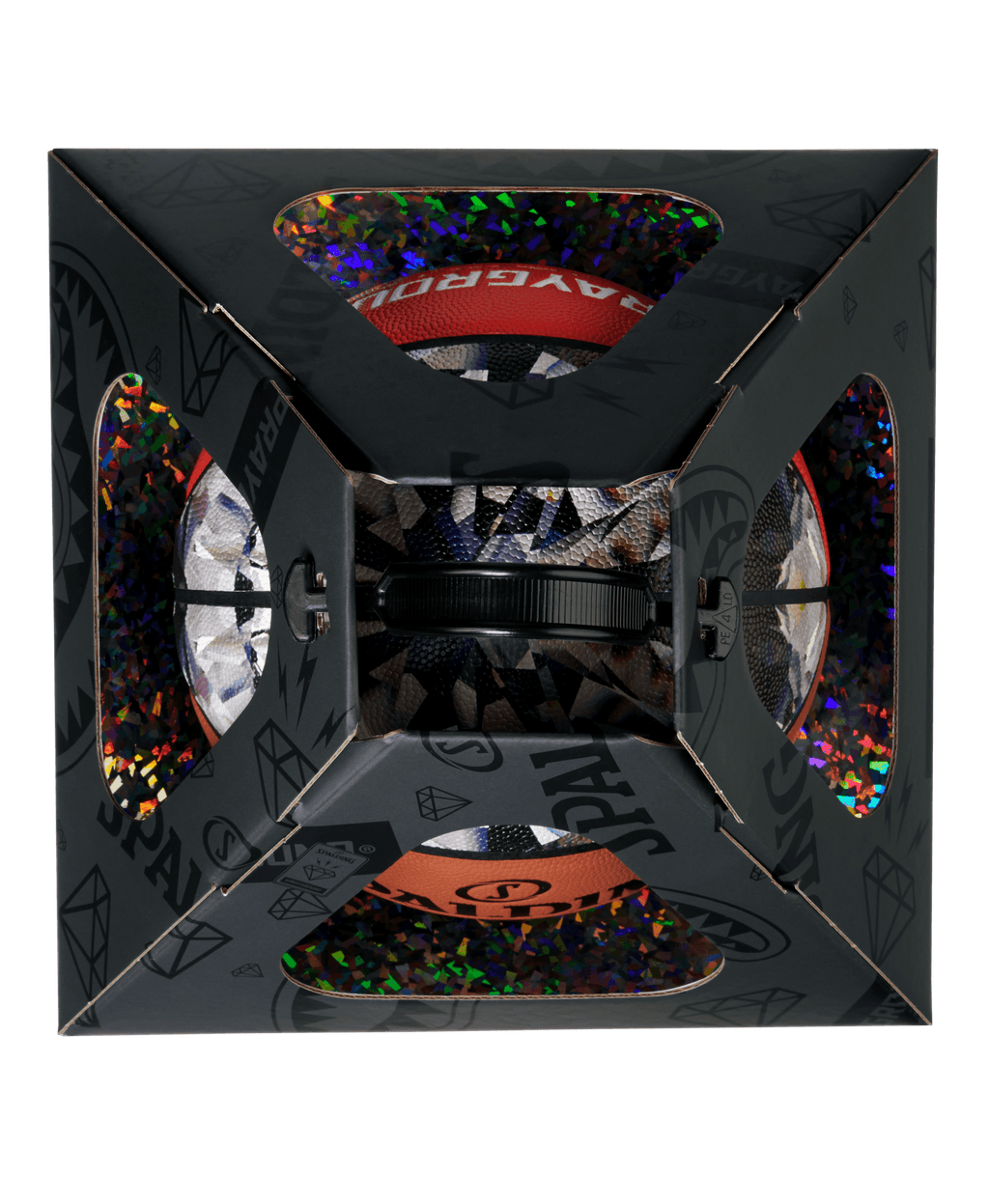 SPALDING X SPRAYGROUND DIAMOND BASKETBALL