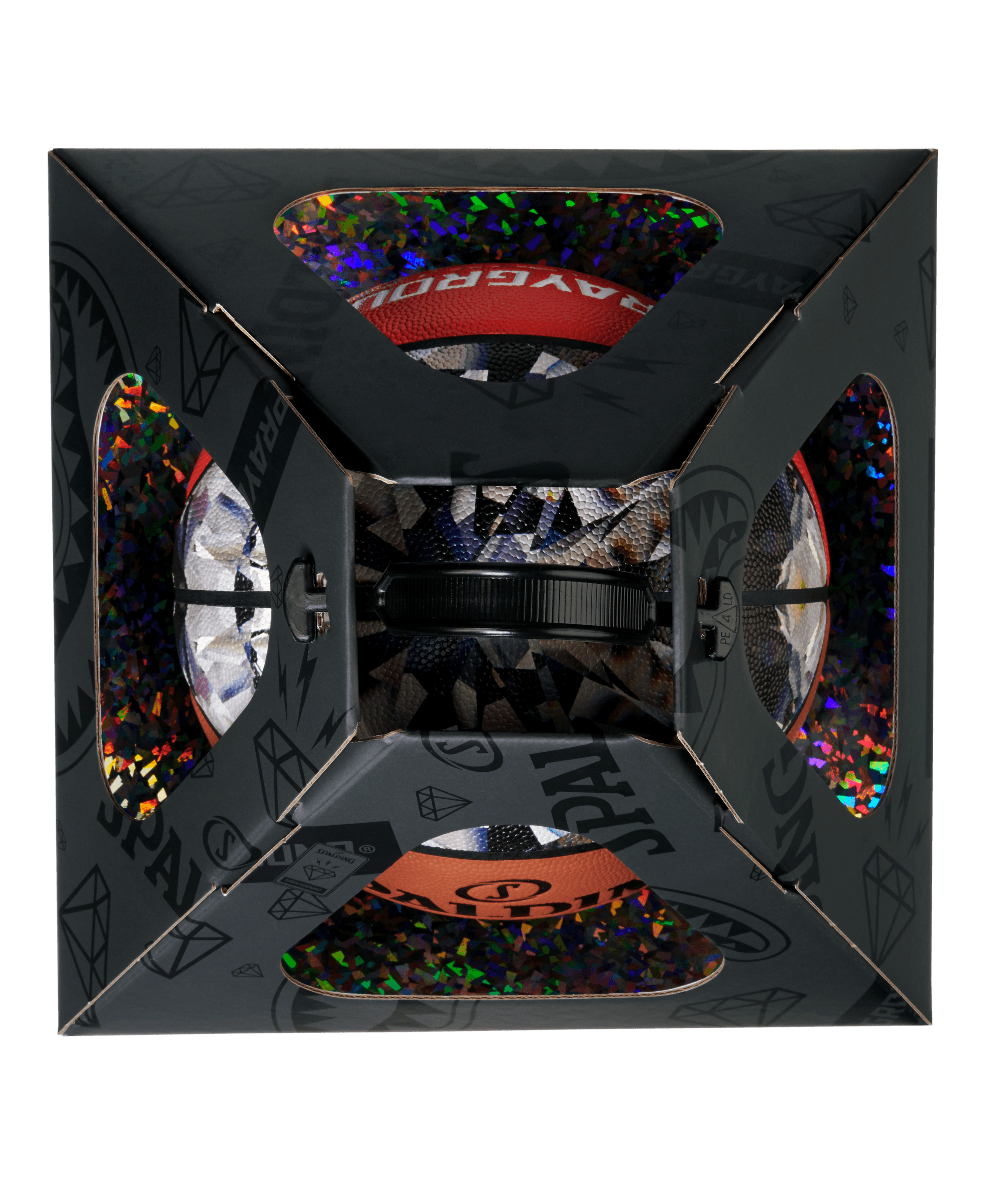 SPALDING X SPRAYGROUND DIAMOND BASKETBALL