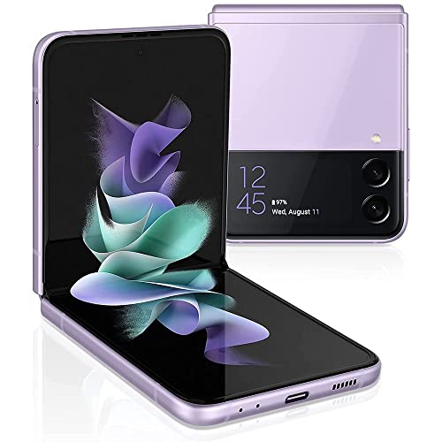 Fully Unlocked Samsung Galaxy Z Flip3 5G (128GB, 8GB) 6.7" , 5G VoLTE, , F711U, Lavender - SM-F711ULVBXAA