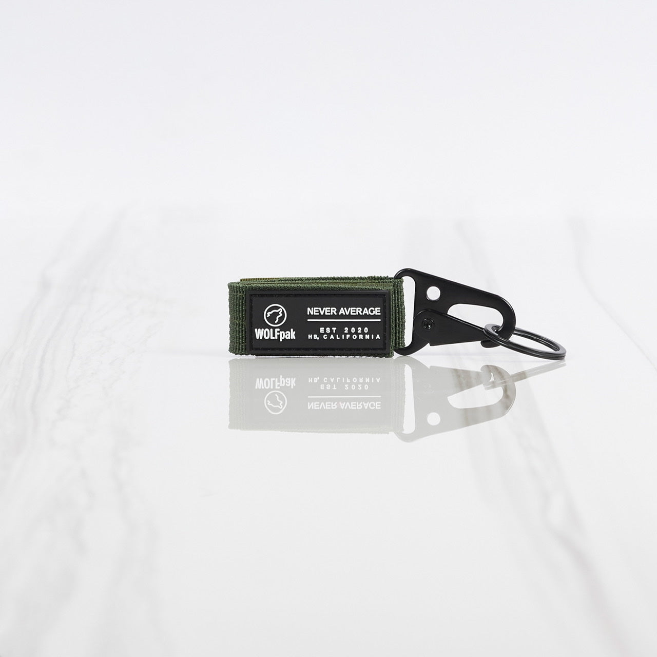 Multi-Functional Nylon Key Chain OD Green