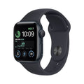 Apple Watch SE 2nd Generation (GPS + Cellular) 40mm Aluminum Case with Midnight Sport Band - S/M - Midnight - MRG63LL/A