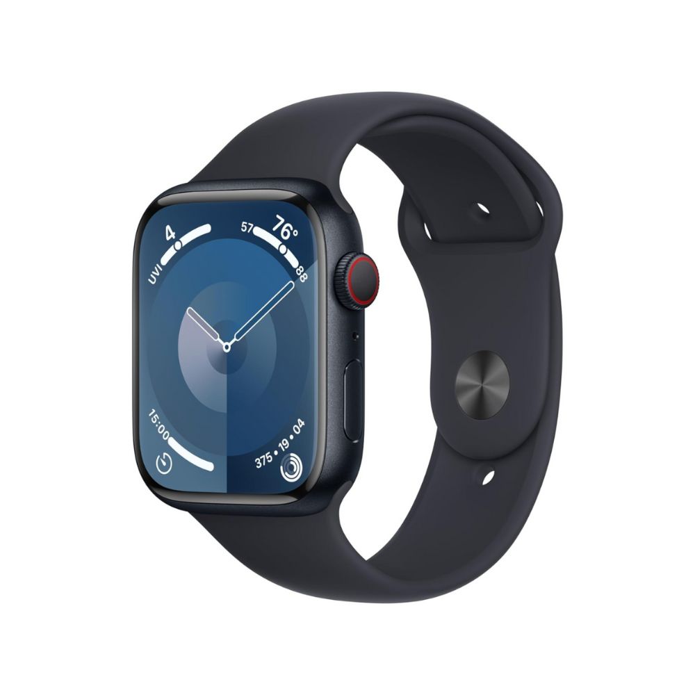 Apple Watch Series 9 (GPS) 45mm Midnight Case with Midnight Sport Band - M/L - MR9A3LL/A