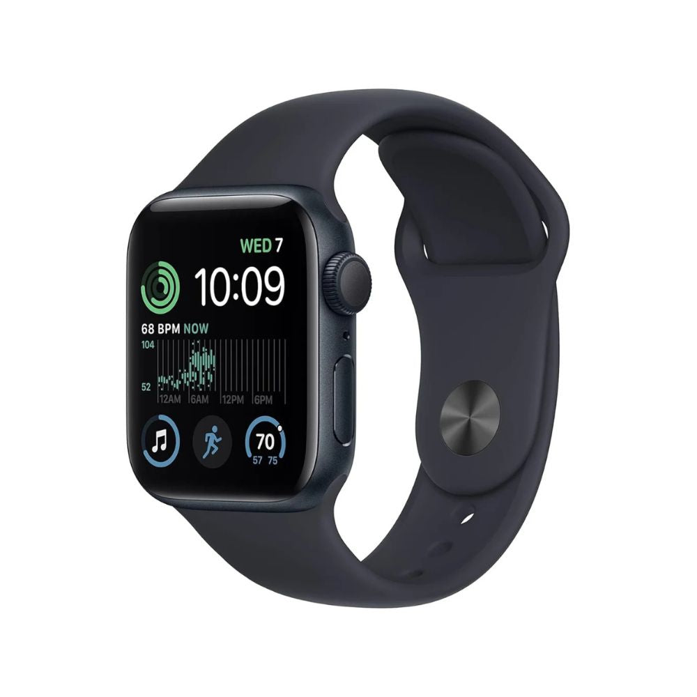Apple Watch SE 2nd Gen GPS 40mm Midnight Aluminum Case and Sport Band S/M - MR9X3LL/A