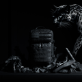 25L Backpack Black Leopard