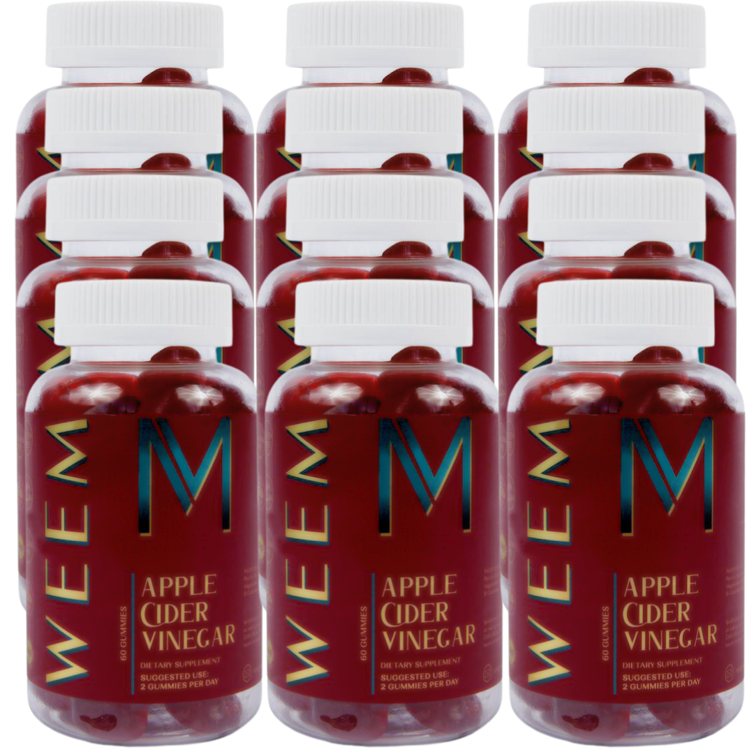 12 Bottles Apple Cider Vinegar