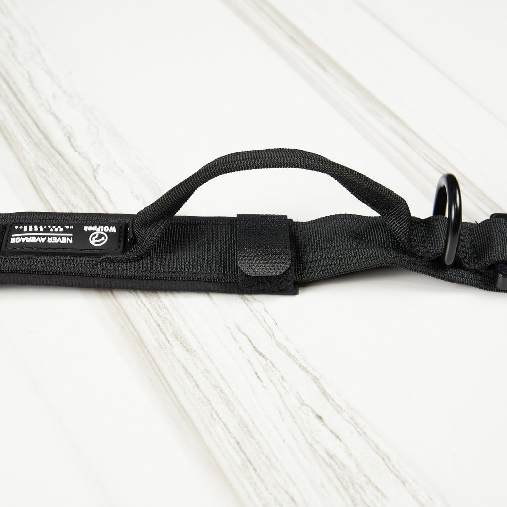 Tactical Nylon Dog Collar Black
