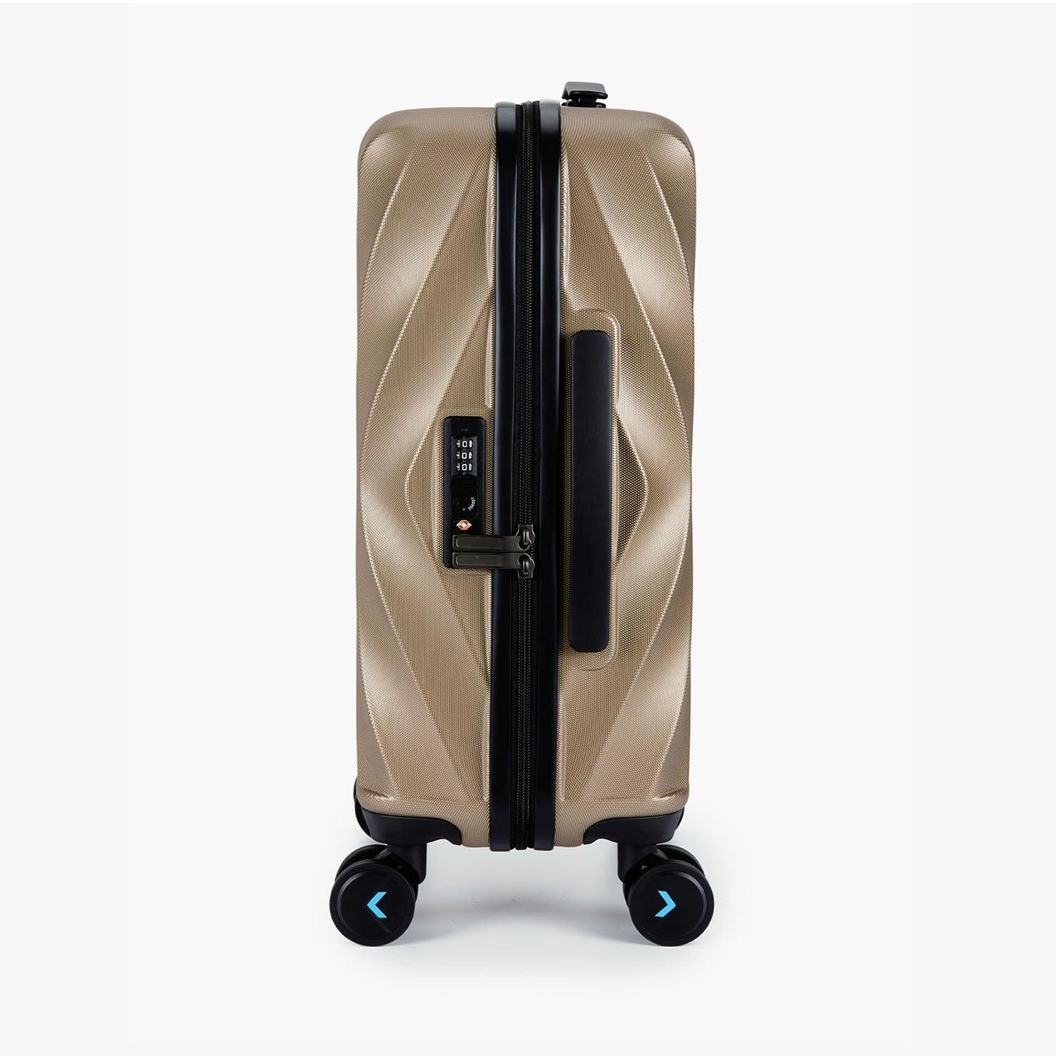 Globetrotter 20" Hardside Rolling Carry-on Stylish Suitcase