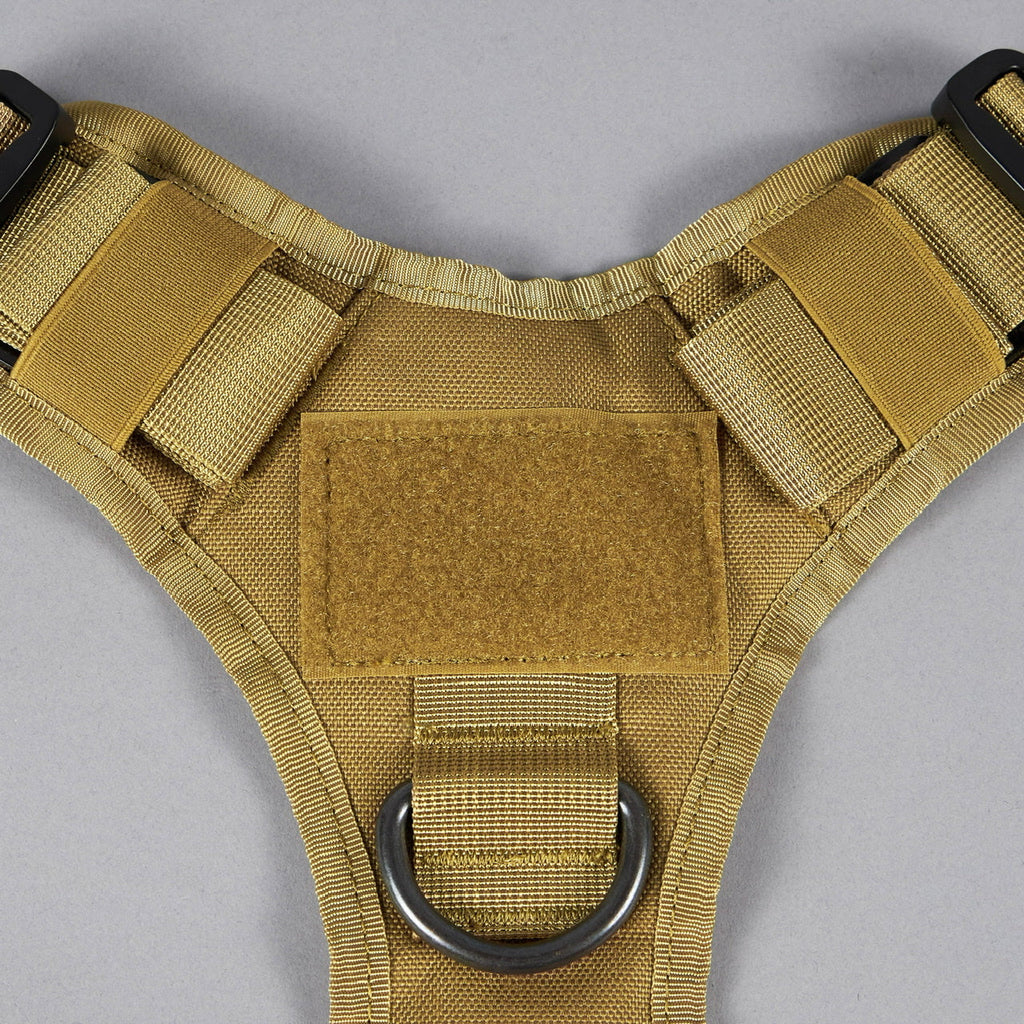 Khaki Tactical Dog Vest Harness