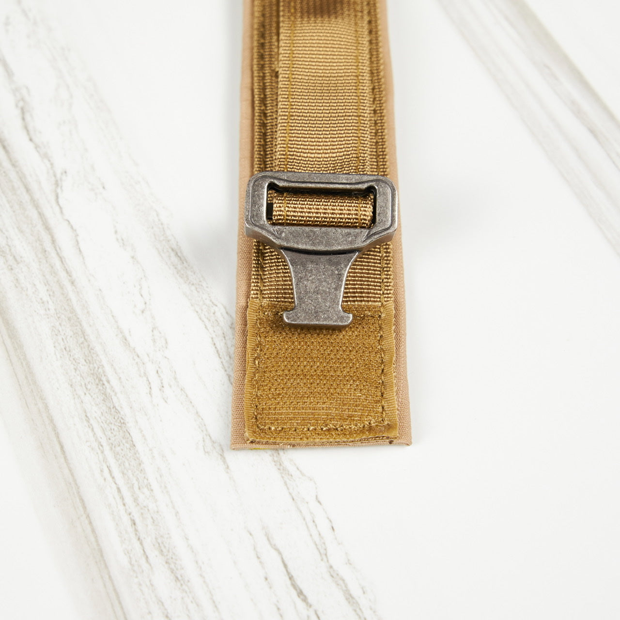 Tactical Nylon Dog Collar Khaki