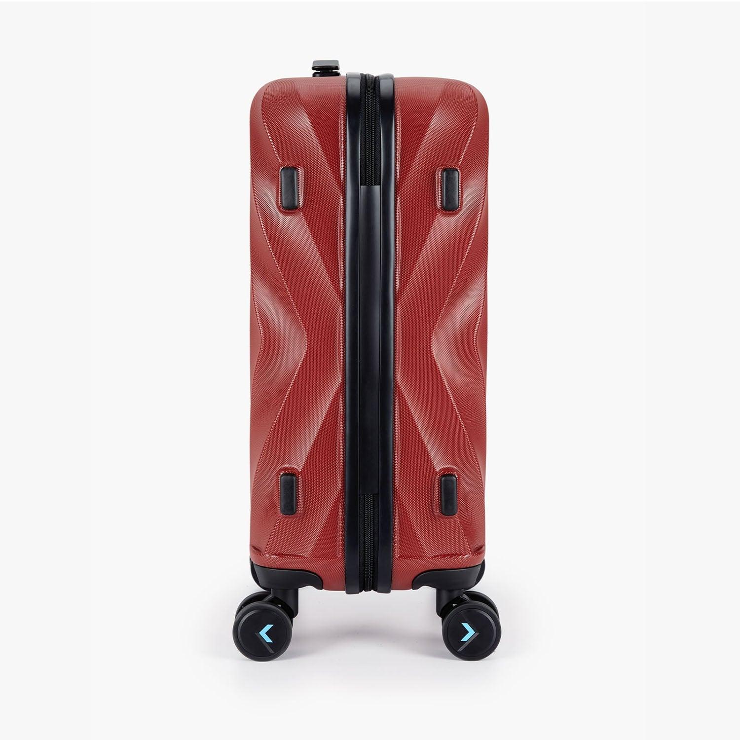 Globetrotter 20" Hardside Rolling Carry-on Stylish Suitcase