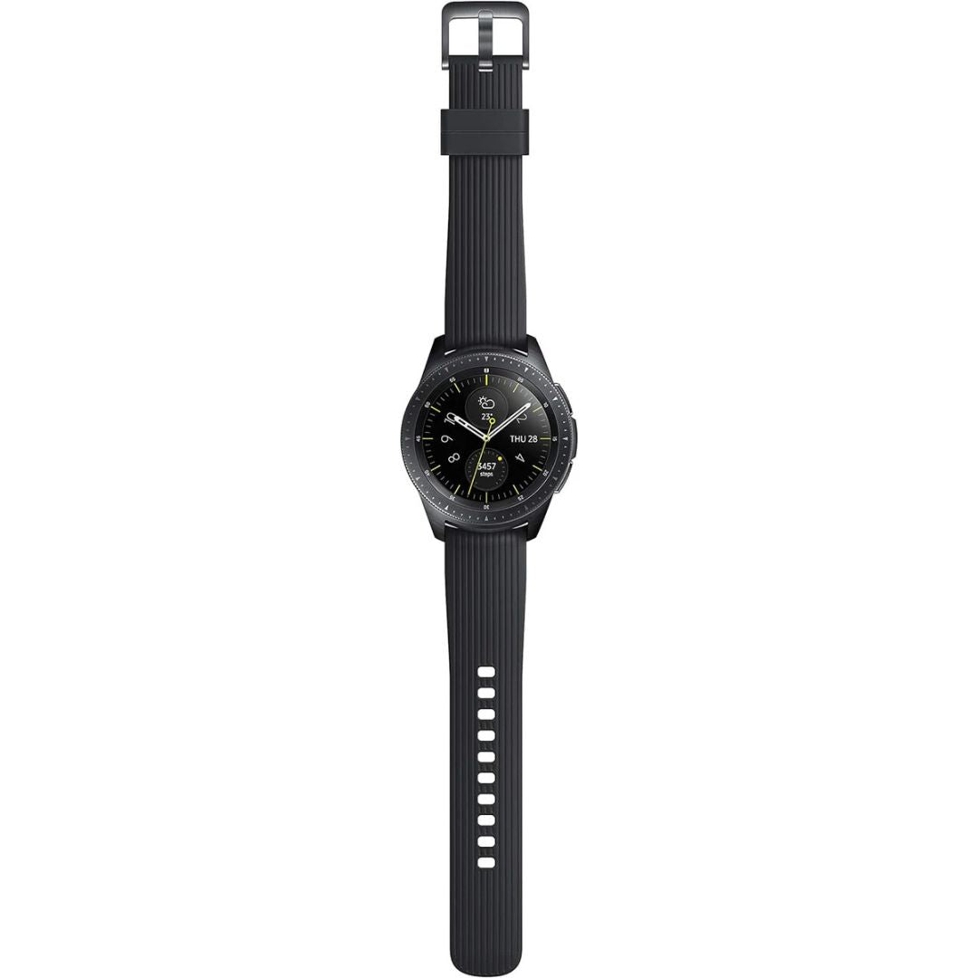 Samsung Galaxy Watch 42mm 4G LTE Stainless Steel Midnight Black SM-R815UZKAXAR