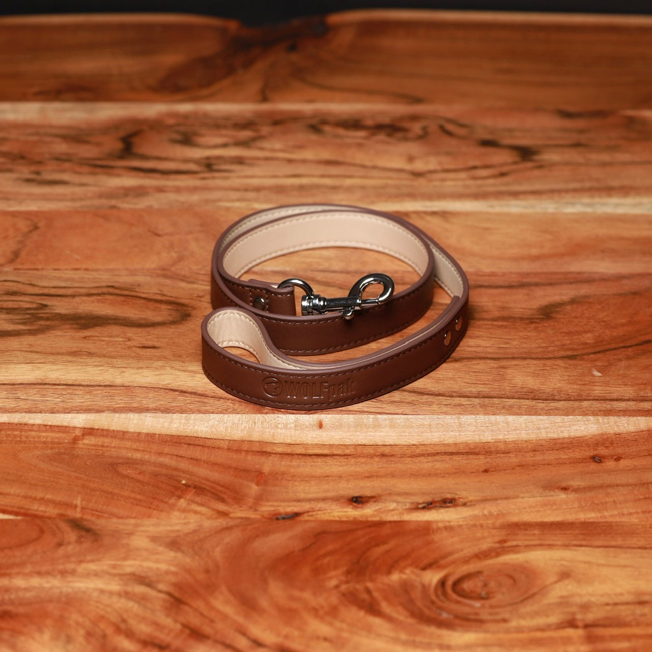 Luxury Dog Leash Sepia Brown & Neutral