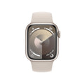 Apple Watch Series 9 (GPS) 41mm Aluminum Case with Starlight Sport- M/L - Starlight - MR8U3LL/A