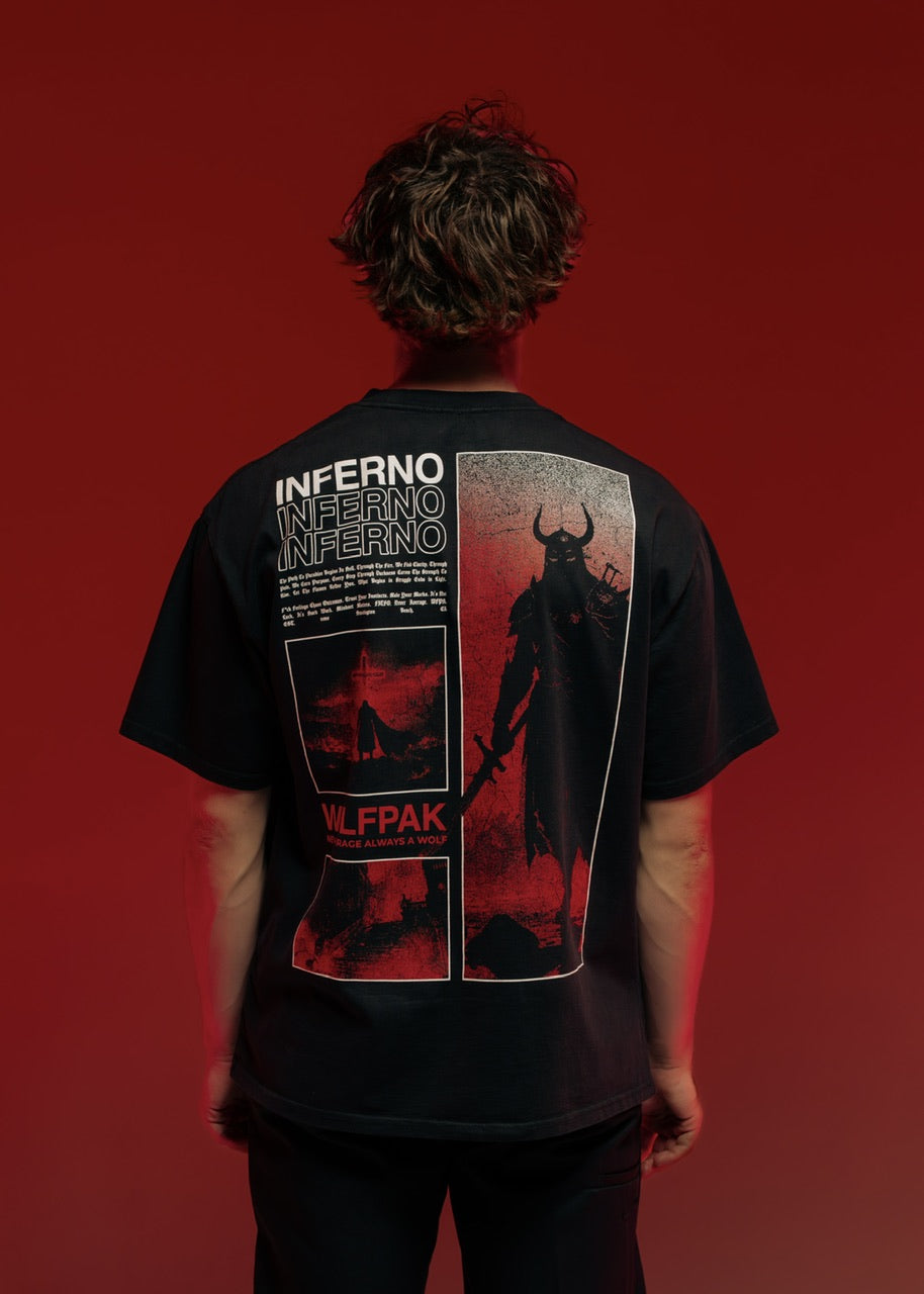 "Into The Abyss" Dante's Inferno Graphic T-Shirt