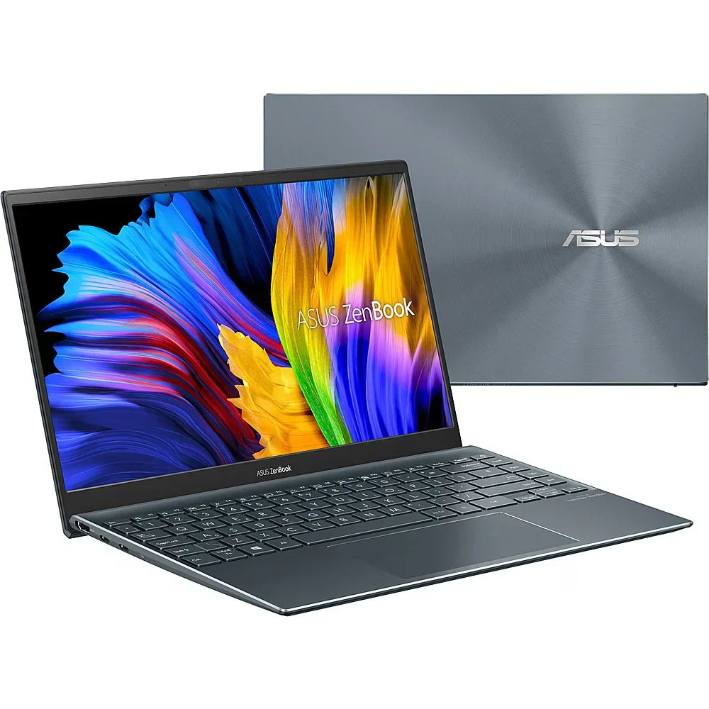 ASUS - ZenBook 14 UM425 14" Laptop - AMD Ryzen 9 - 16 GB Memory - 1 TB SSD - Pine Gray - UM425QA-XH99