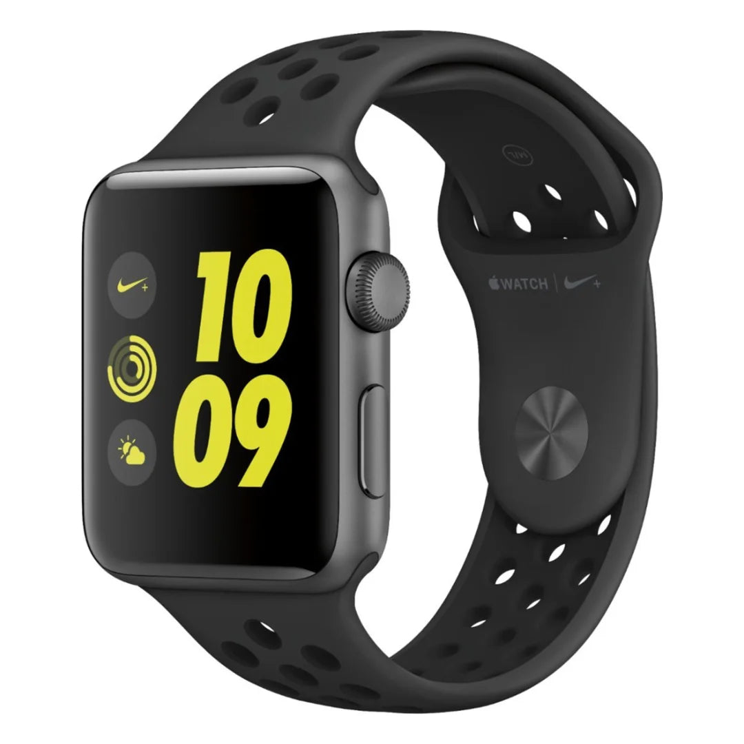 Apple Watch Nike+ 42mm Space Gray Aluminum Case Anthracite/Black Nike Sport Band - Space Gray Aluminum - MQ182LL/A