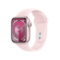 Apple Watch Series 9 (GPS) 41mm Aluminum Case with Light Pink Sport Band - M/L - Pink - MR943LL/A