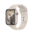 Apple Watch Series 9 (GPS + Cellular) 45mm Starlight Aluminum Case with Starlight Sport Band - M/L - MRM93LL/A