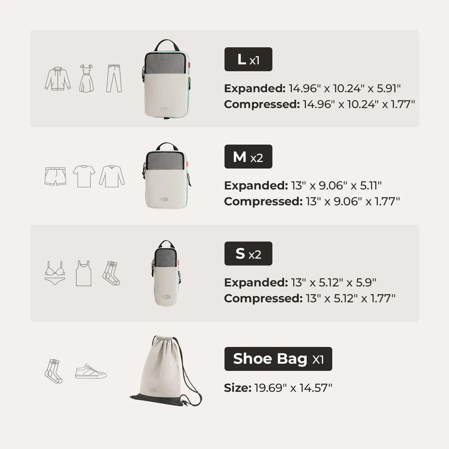 Blast Packing Cubes (Free-Gift)