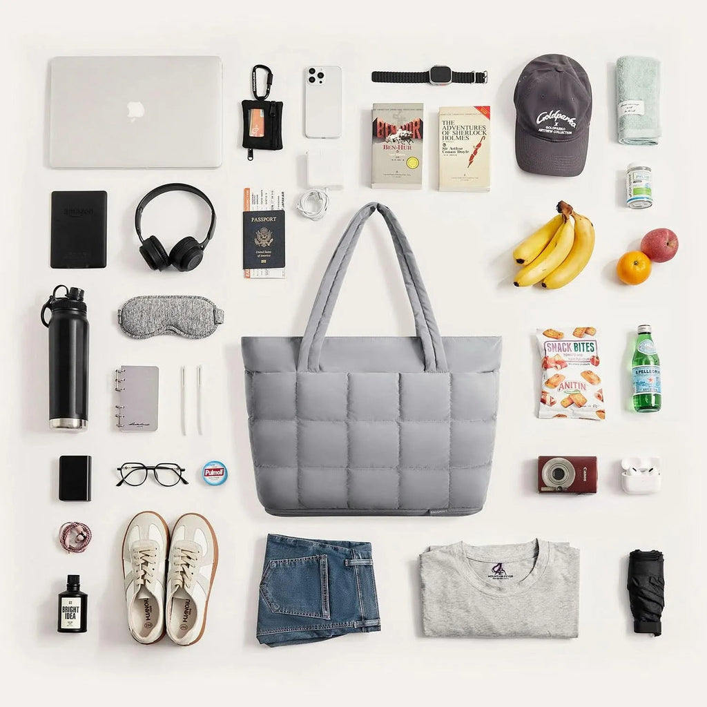 Bubble 22L-28L Expandable Puffer Travel Tote Bag