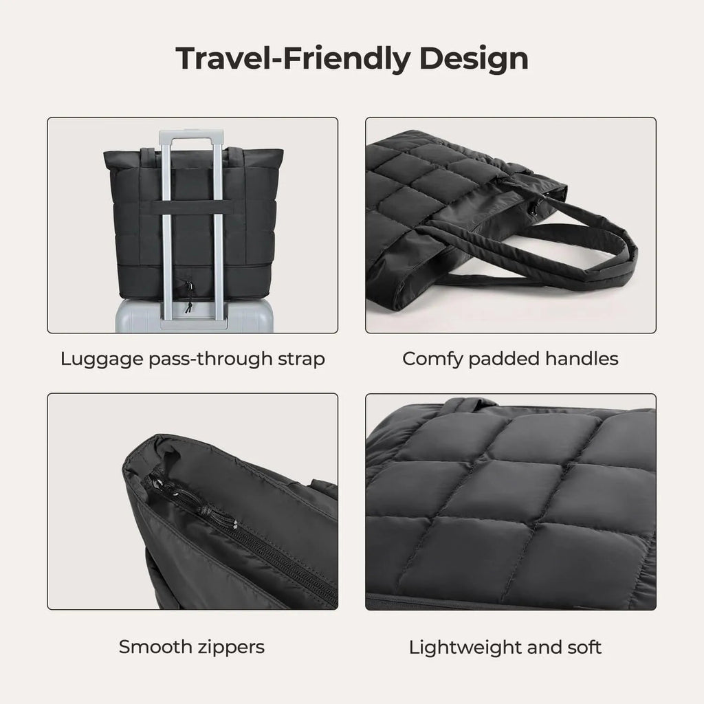 Bubble 22L-28L Expandable Puffer Travel Tote Bag