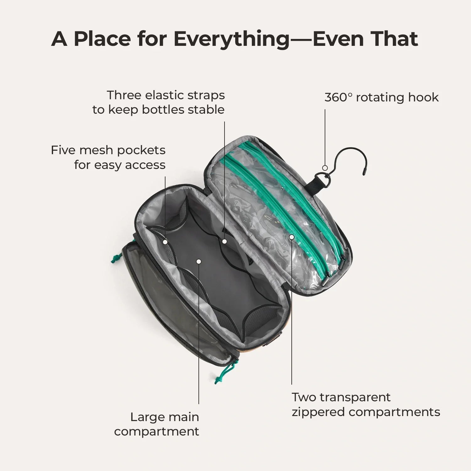 Blast 4.5L Hanging Toiletry Bag