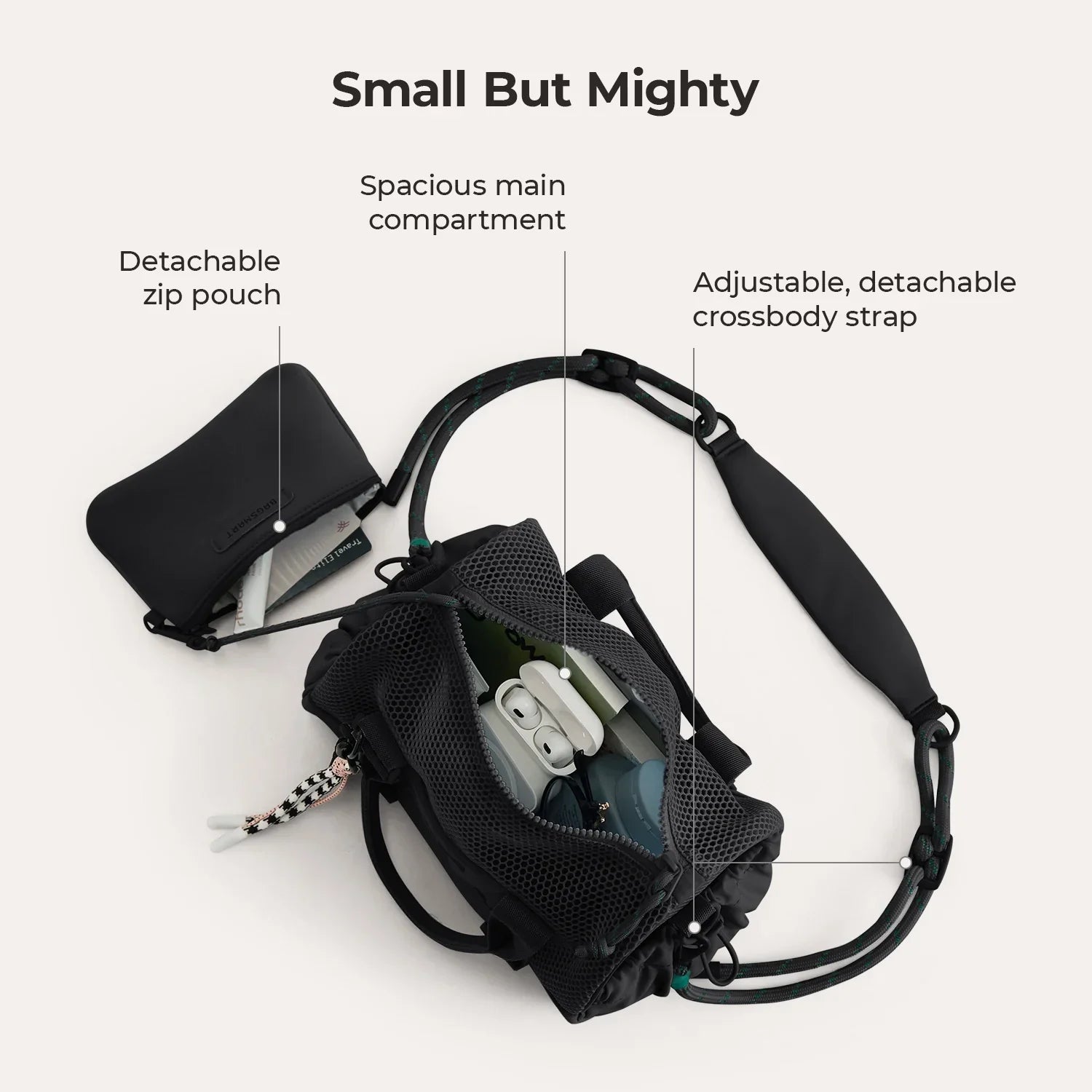 REIKI 5.5L Mesh Mini Duffle