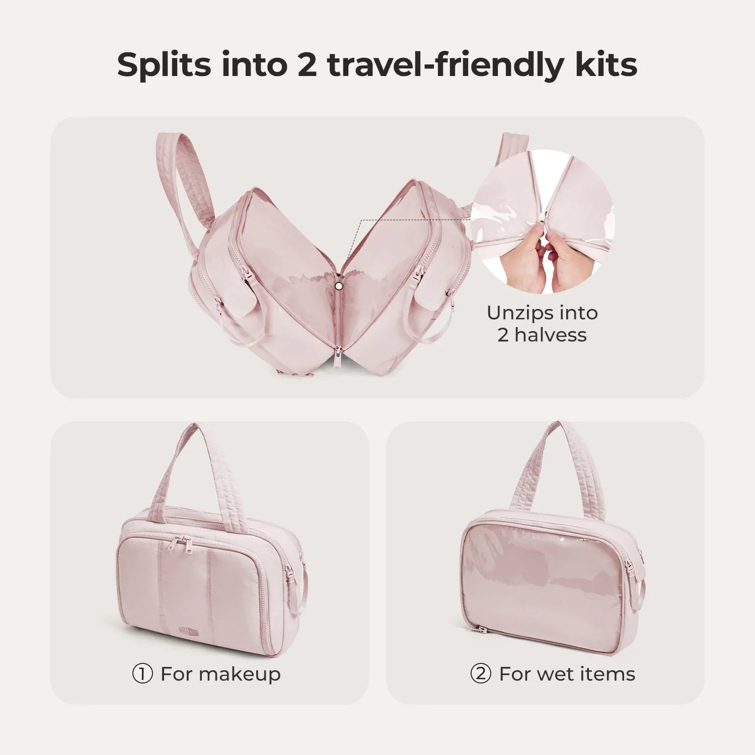 Crush Hanging Toiletry Bag