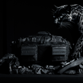 30L Perfect Duffle Bag Black Leopard