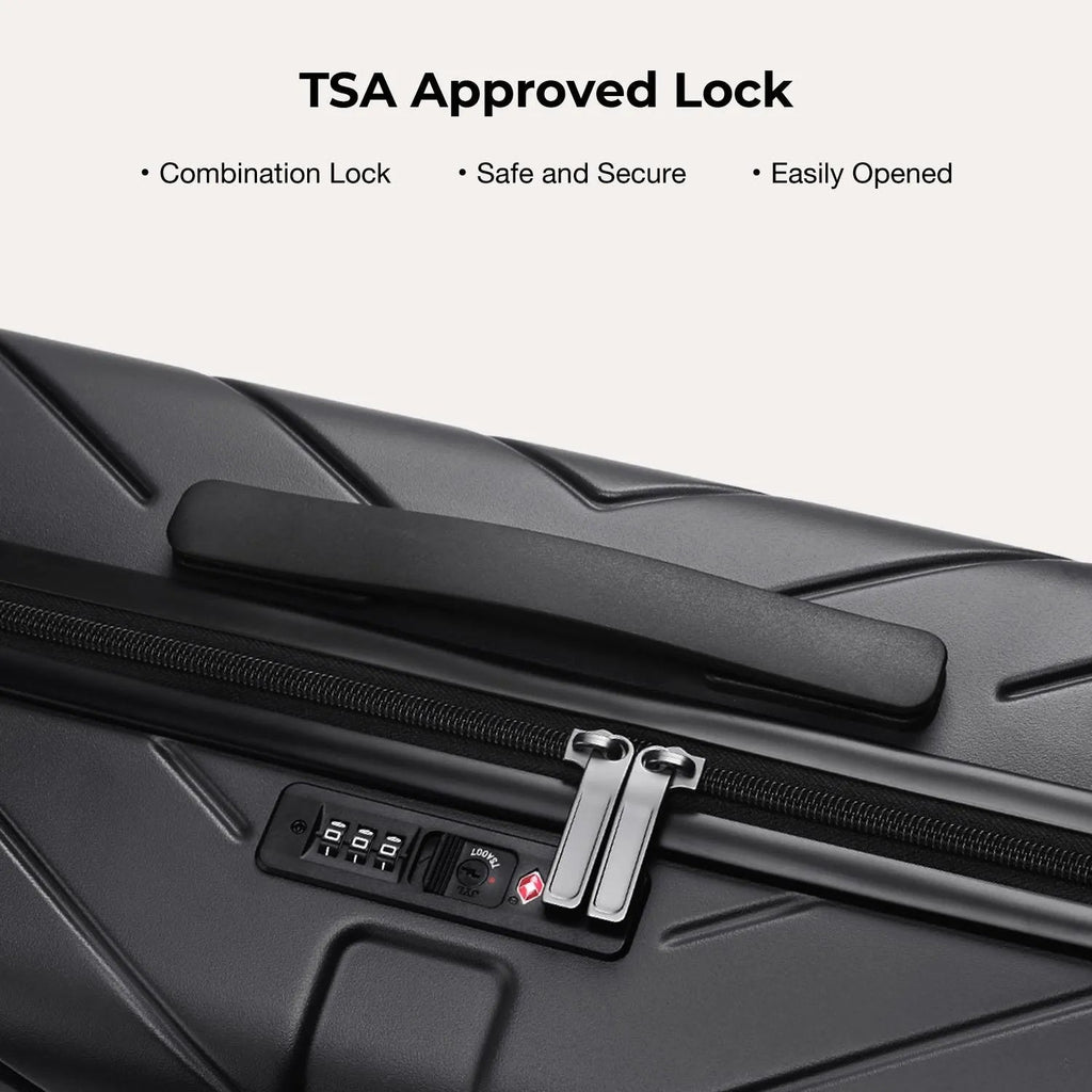 Daren 16-20 Inch Lightweight Hardside Carry-On Suitcase