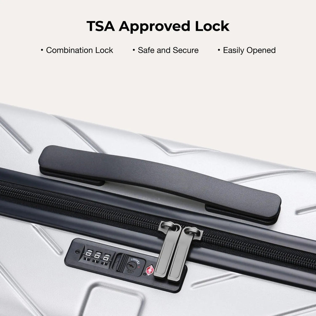 Daren 16-20 Inch Lightweight Hardside Carry-On Suitcase