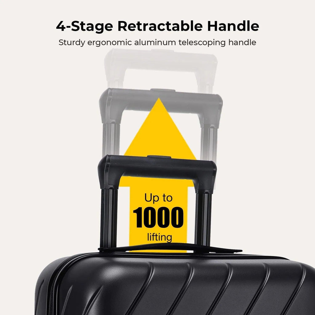 Daren 16-20 Inch Lightweight Hardside Carry-On Suitcase