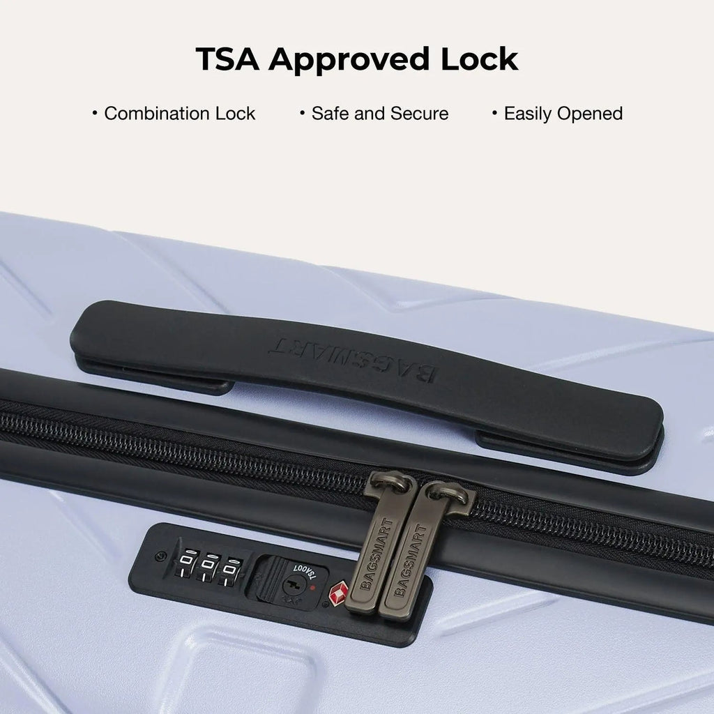 Daren 16-20 Inch Lightweight Hardside Carry-On Suitcase