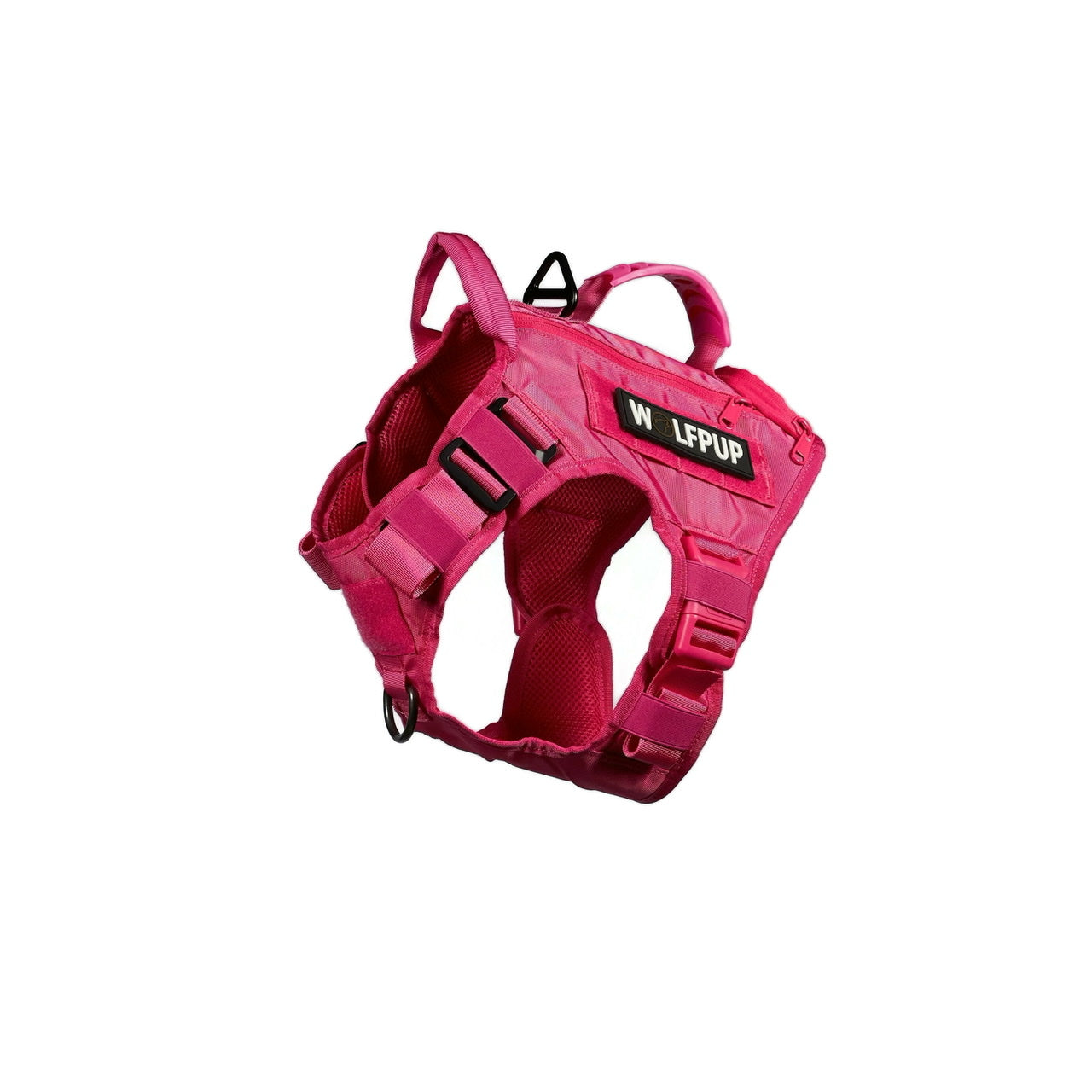 Neon Pink Tactical Dog Vest Harness
