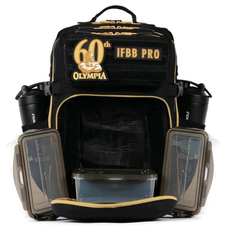 2024 Olympia 45L Meal Prep Management Black Hexagon