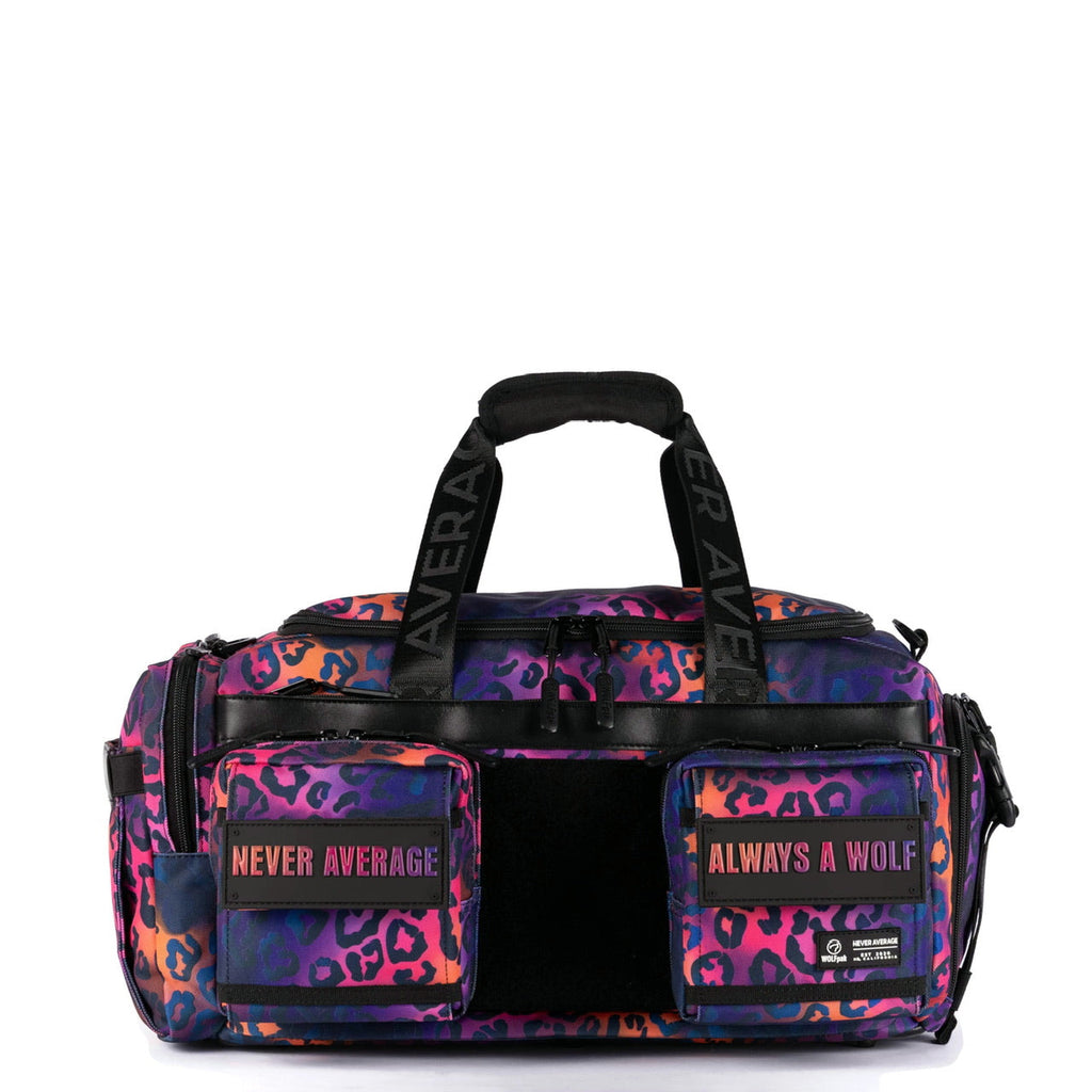 30L Perfect Duffle Bag Neon Leopard