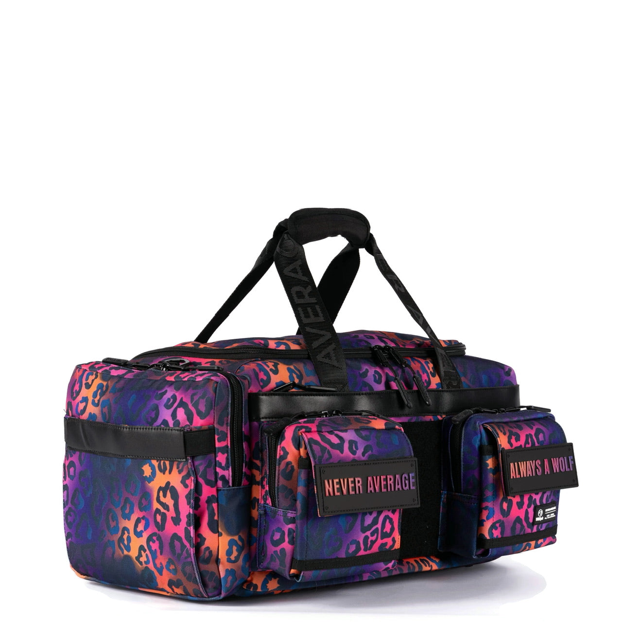 30L Perfect Duffle Bag Neon Leopard