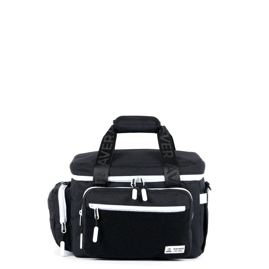 20L Alpha Black with White Accents Tactical Lunch Box