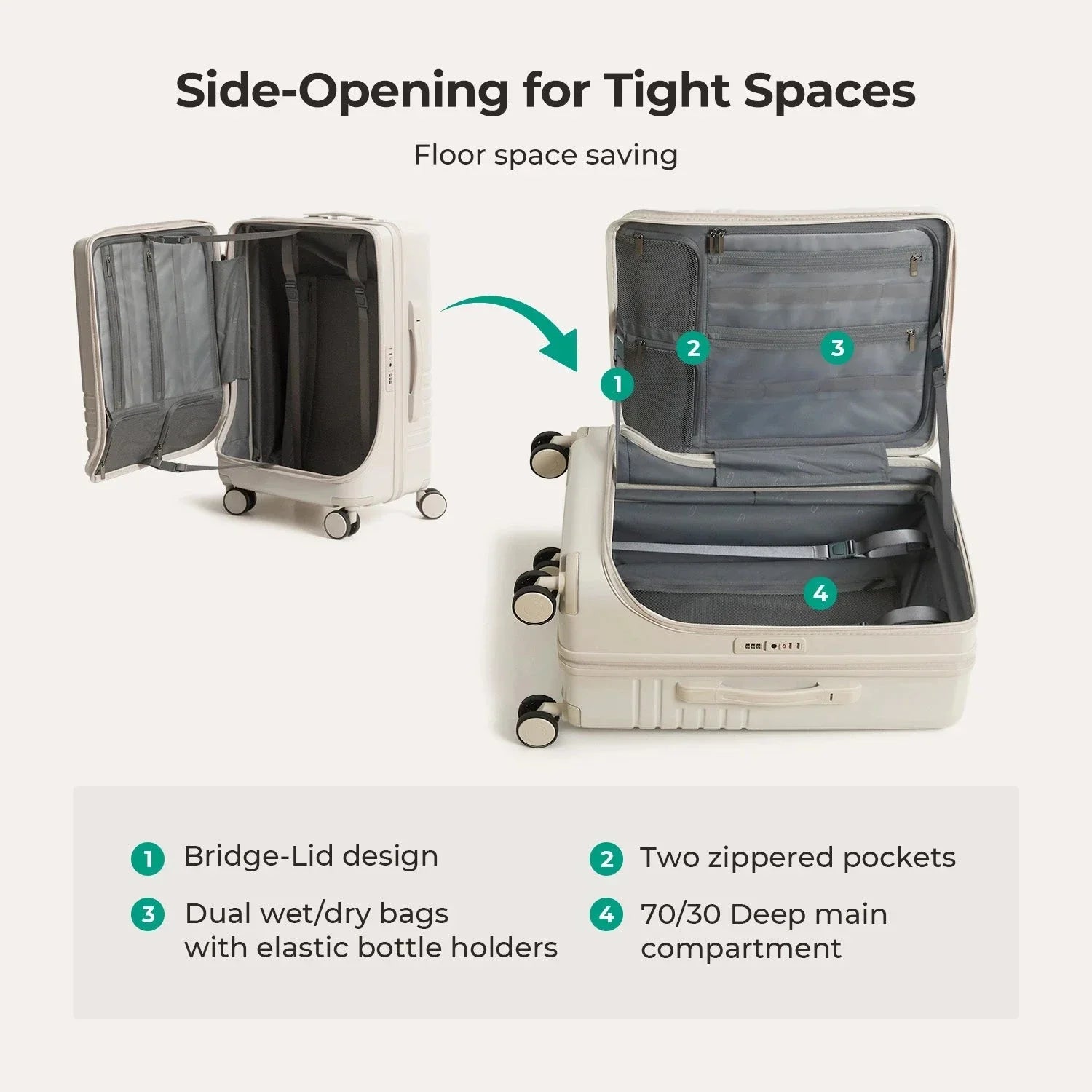 Getaway 24" Check-in: Side-Opening