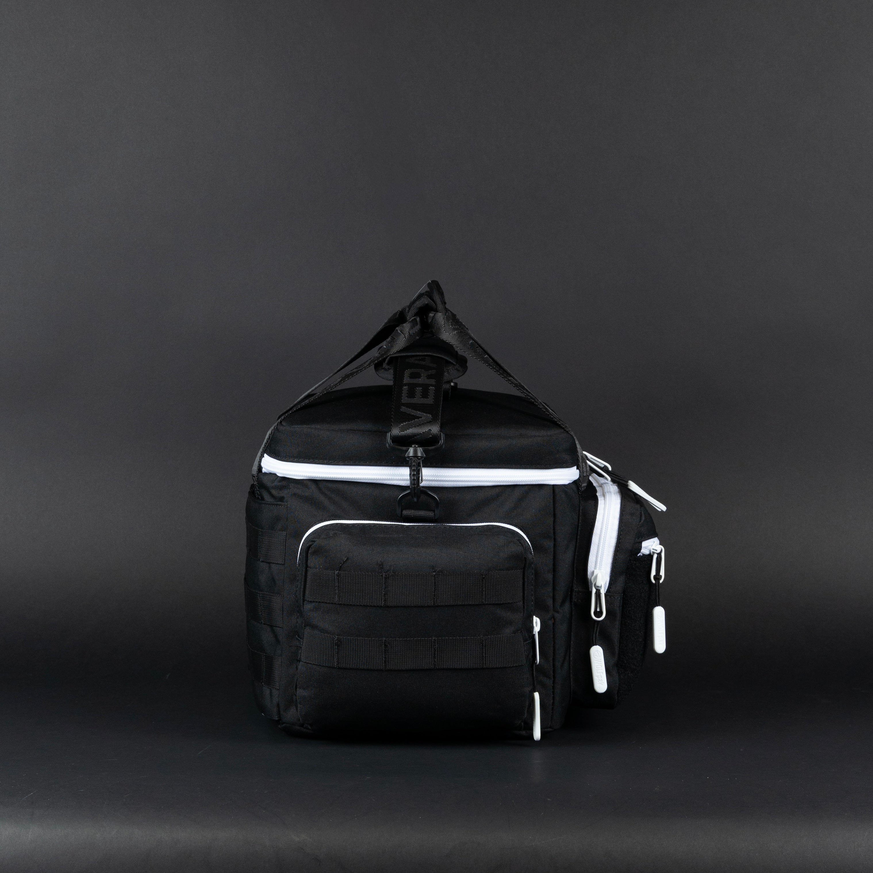 20L Alpha Black with White Accents Tactical Lunch Box