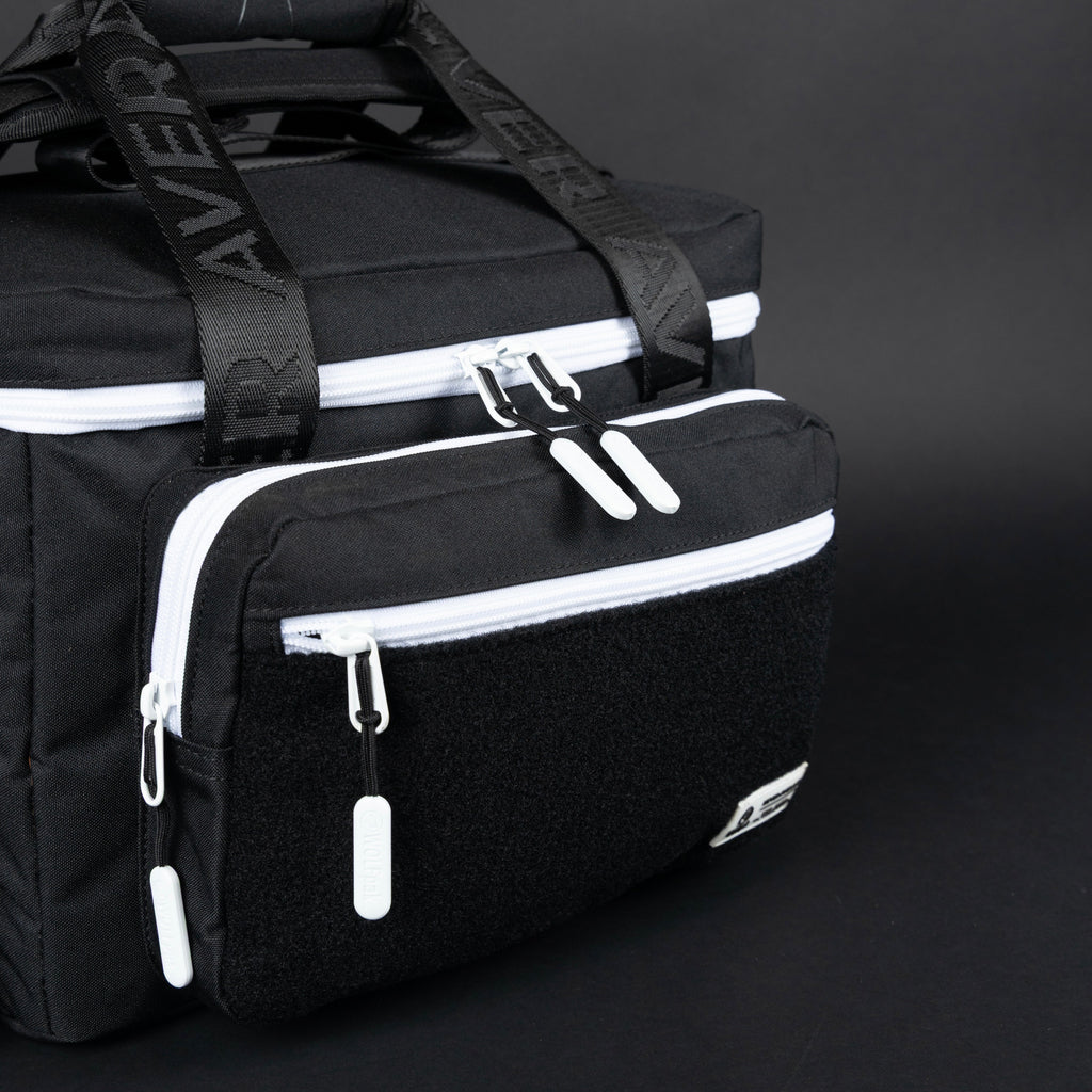 20L Alpha Black with White Accents Tactical Lunch Box
