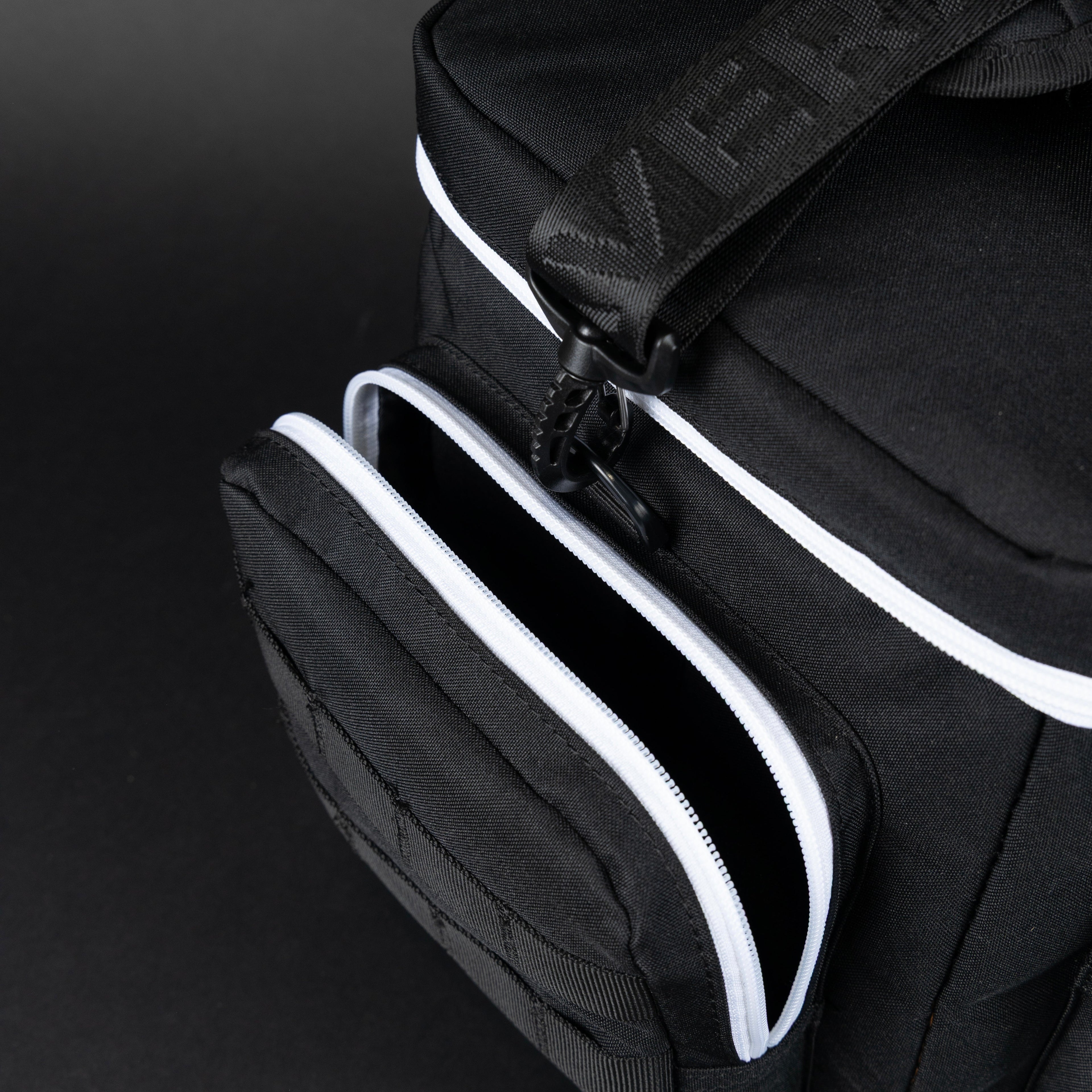 20L Alpha Black with White Accents Tactical Lunch Box