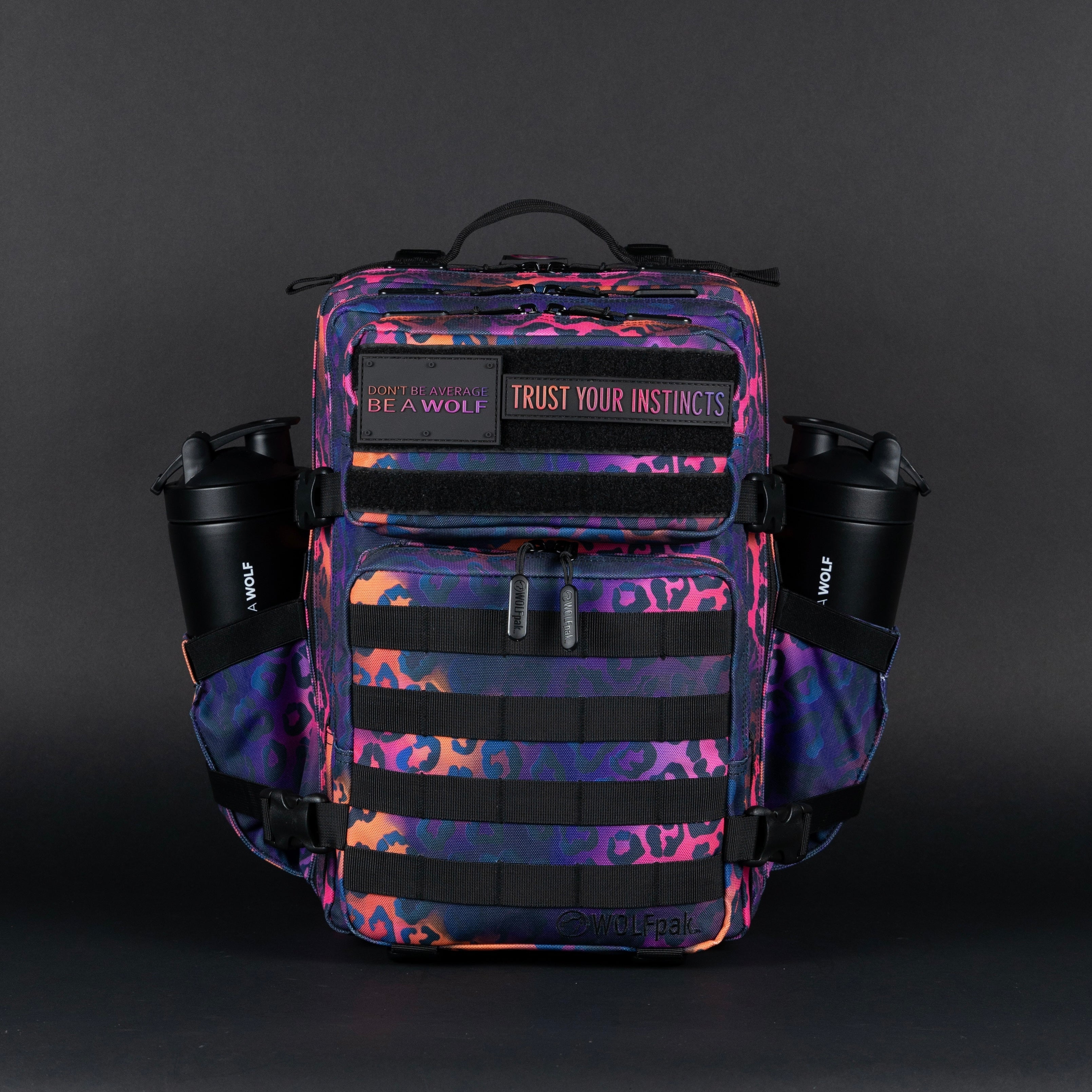 25L Backpack Neon Leopard